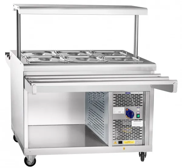 Прилавок-витрина Abat ПВВ(Н)-70ПМ-НШ - модернизируйте вашу линию раздачи и салат-бар