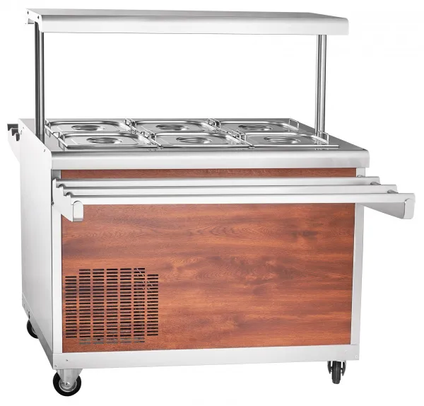 Прилавок-витрина Abat ПВВ(Н)-70ПМ-НШ - модернизируйте вашу линию раздачи и салат-бар