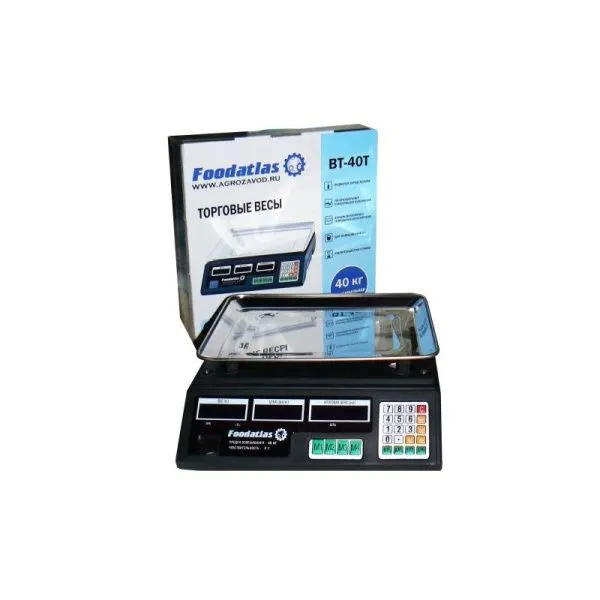 Анонс Весы торговые Foodatlas ВТ-40Т - современные весы для бизнеса от ЦИРИ