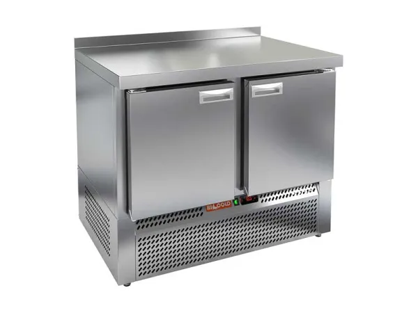 Стол холодильный HICOLD GNE 11/TN с бортом Стол холодильный HICOLD GNE 11/TN с бортом