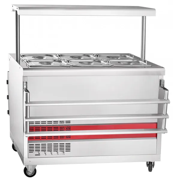 Прилавок-витрина Abat ПВВ(Н)-70ПМ-НШ - модернизируйте вашу линию раздачи и салат-бар
