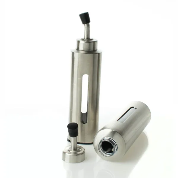 Бутылка для масла Foodatlas круглая - современная посуда и инвентарь для вашего ресторана или кафе