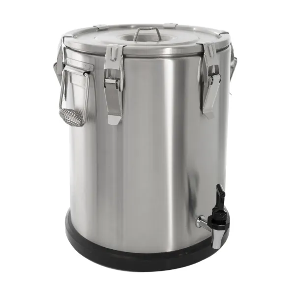 Термоконтейнер Foodatlas Pro 25л с краном, нержавеющая сталь - современная посуда и инвентарь для вашего ресторана или кафе