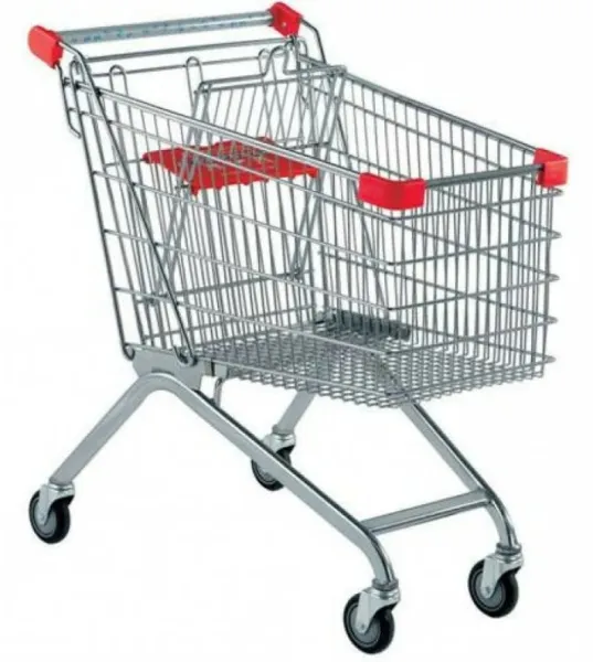 Анонс Тележка покупательская EKSI TPR125 KTE0180BS красная - Оптимальное оборудование для вашего магазина