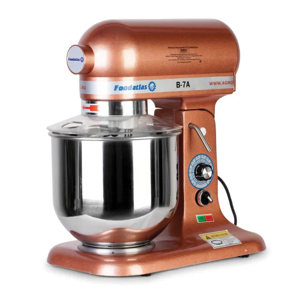 Миксер планетарный Foodatlas B-7A Eco коричневый фото в Москве