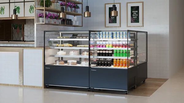 Витрина кондитерская Carboma Cosmo KC71-130 VV 0,6-1 закрытая