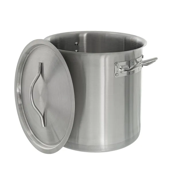 Кастрюля Foodatlas 25 л, d320, h320, c крышкой в ЦИРИ - профессиональная посуда и инвентарь для общепита Кастрюля Foodatlas 25 л, d320, h320, c крышкой - современная посуда и инвентарь для вашего ресторана или кафе