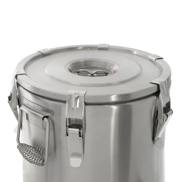 Термоконтейнер Foodatlas Pro 25л с краном, нержавеющая сталь - современная посуда и инвентарь для вашего ресторана или кафе