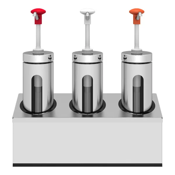 Дозатор для соусов Kalando KD006 3 set - современная посуда и инвентарь для вашего ресторана или кафе