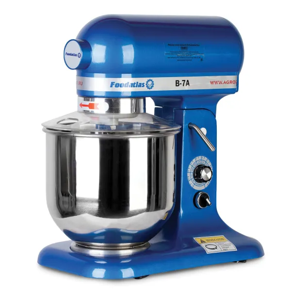 Анонс Миксер планетарный Foodatlas B-7A Eco синий - современное оборудование для хлебопечения и кондитерских изделий