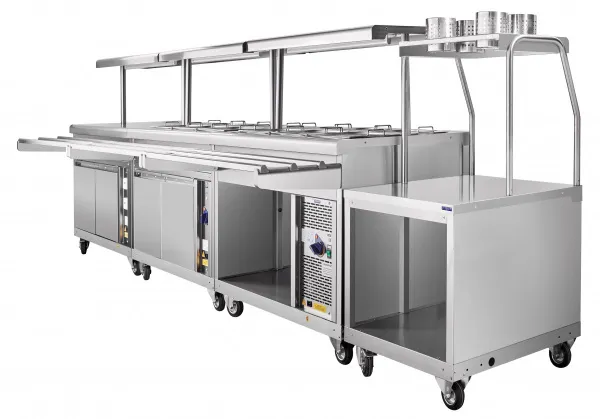 Прилавок для подогрева тарелок Abat Аста ПТЭ-70КМ(П)-80 - модернизируйте вашу линию раздачи и салат-бар