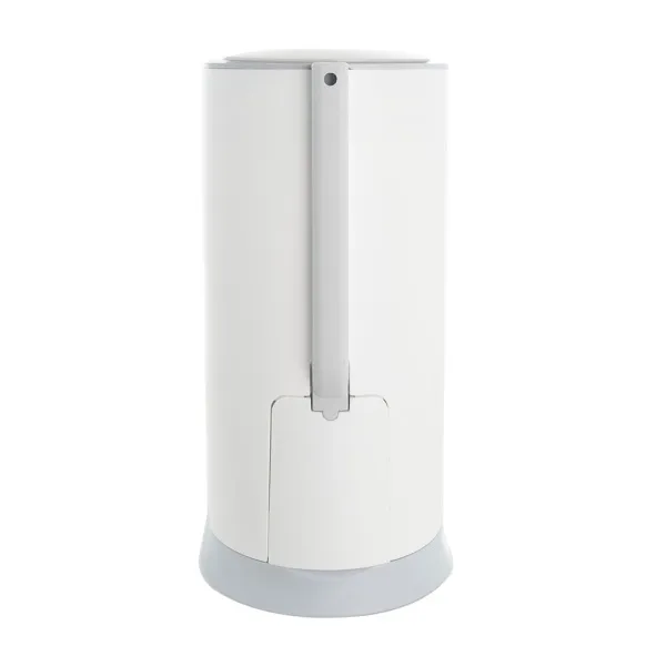 Ведро для мусора Foodatlas JAH-6712 с ершиком белое - современная посуда и инвентарь для вашего ресторана или кафе