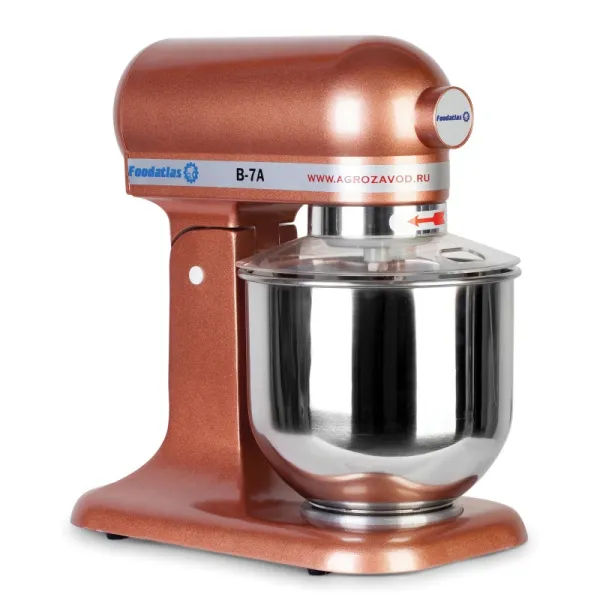 Миксер планетарный Foodatlas B-7A Eco коричневый фото в Москве