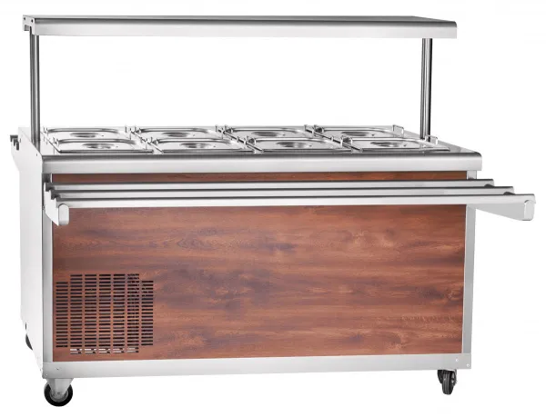 Прилавок-витрина Abat ПВВ(Н)-70ПМ-01-НШ - модернизируйте вашу линию раздачи и салат-бар