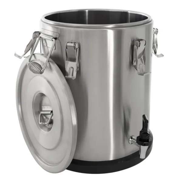 Термоконтейнер Foodatlas Pro 25л с краном, нержавеющая сталь - современная посуда и инвентарь для вашего ресторана или кафе