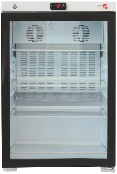 Шкаф холодильный Бирюса B154DNZ черная дверь