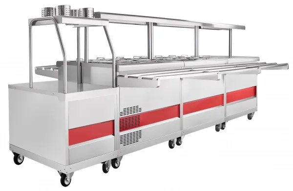 Прилавок для столовых приборов Abat ПСП-70ПМ - модернизируйте вашу линию раздачи и салат-бар