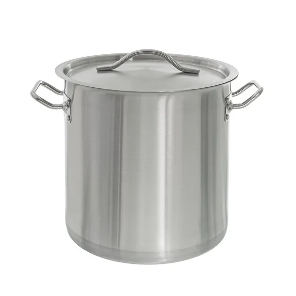 Кастрюля Foodatlas 25 л, d320, h320, c крышкой в ЦИРИ - профессиональная посуда и инвентарь для общепита Кастрюля Foodatlas 25 л, d320, h320, c крышкой - современная посуда и инвентарь для вашего ресторана или кафе