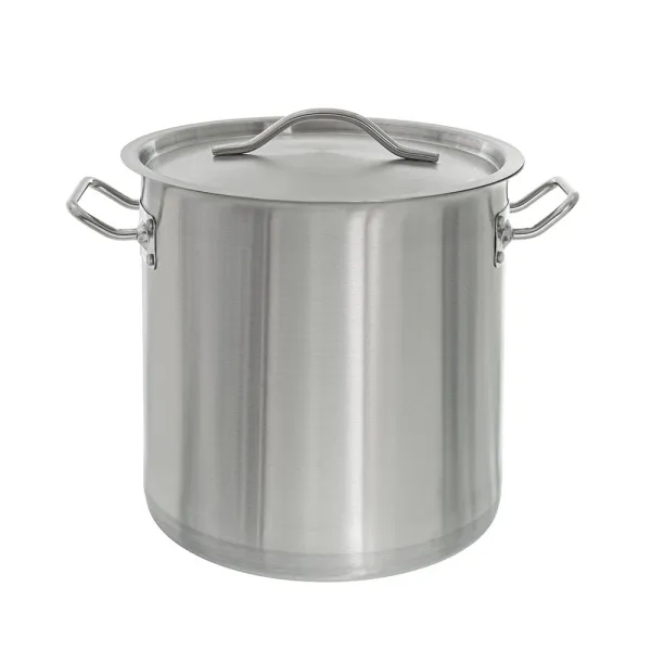 Кастрюля Foodatlas 36 л, d360, h360, c крышкой в ЦИРИ - профессиональная посуда и инвентарь для общепита Кастрюля Foodatlas 36 л, d360, h360, c крышкой - современная посуда и инвентарь для вашего ресторана или кафе