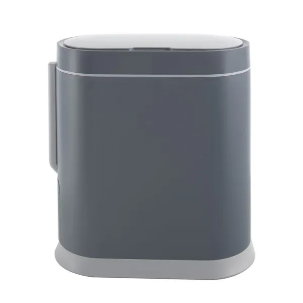 Ведро для мусора Foodatlas JAH-6712 с ершиком серое - современная посуда и инвентарь для вашего ресторана или кафе
