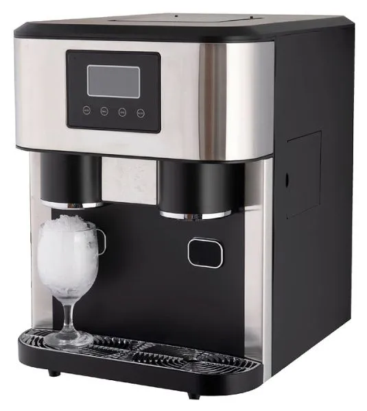 Льдогенератор Hurakan HKN-IMSD15 с измельчителем и диспенсером для льда