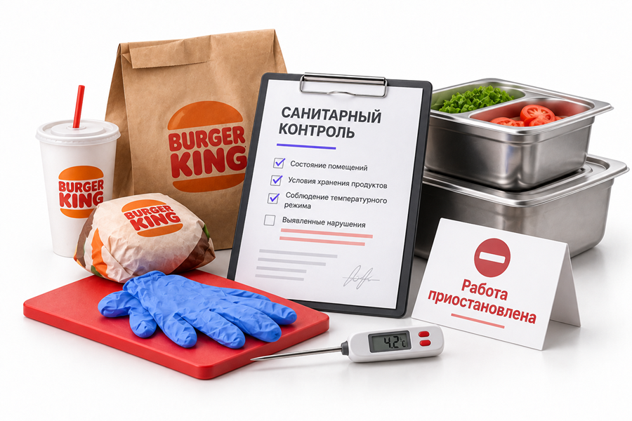 Burger King остановил работу двух ресторанов после нарушений на кухне