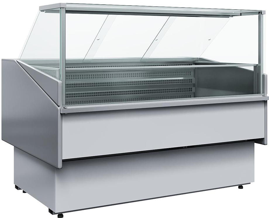 Витрина морозильная Carboma Bavaria 2 GC110 SL 1,25-1 (статика, с боковинами) - подробное изображение