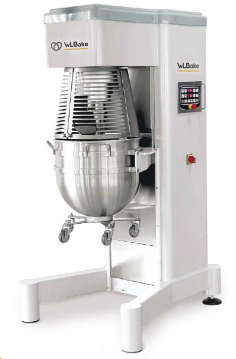 Подробное изображение Миксер планетарный WLBake PM100 EVAR - оборудование для хлебопечения и кондитерских