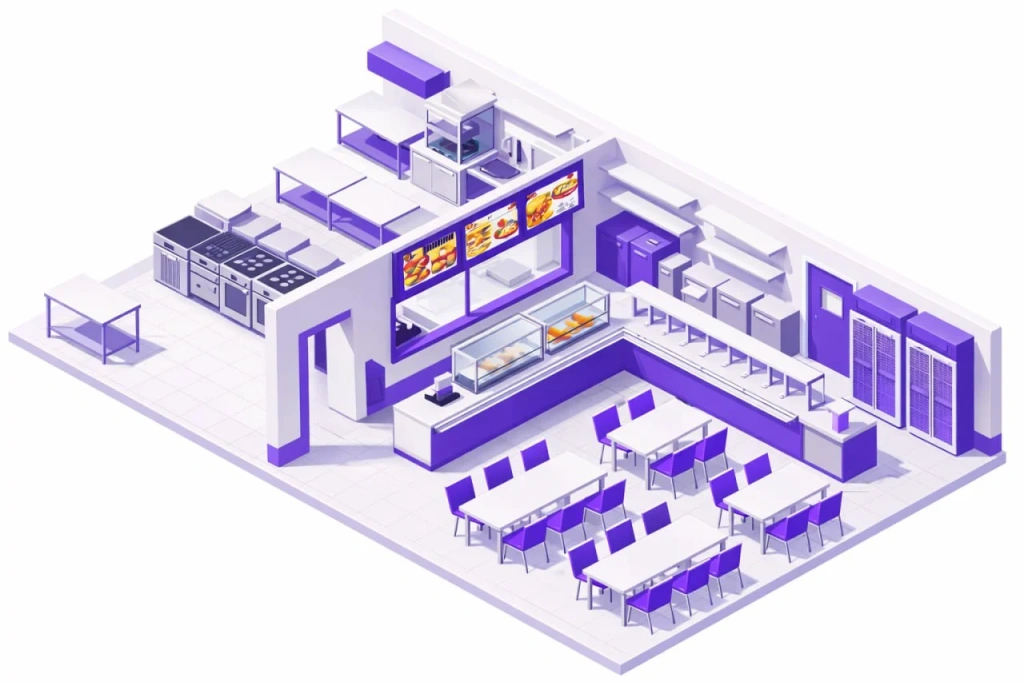 План проект ресторана