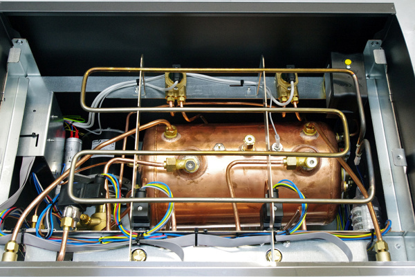 Кофемашина ACM Rounder 2 GR INOX ACMRD002SIX cup warmer (полуавтомат) высокие группы фото в #REGION_NAME_DECLINE_PP#