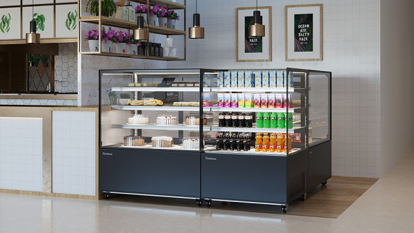 Витрина кондитерская Carboma Cosmo KC71-130 VV 0,6-1 закрытая