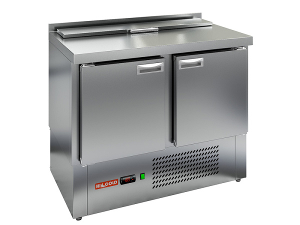 Стол для салатов HICOLD SLE2-11GN (1/6) с крышкой