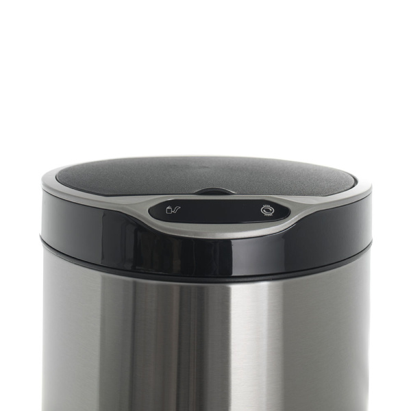 Ведро для мусора Foodatlas JAH-9312 серое фото в #REGION_NAME_DECLINE_PP#