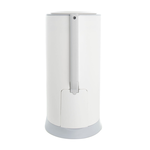 Ведро для мусора Foodatlas JAH-6712 с ершиком белое фото в #REGION_NAME_DECLINE_PP#