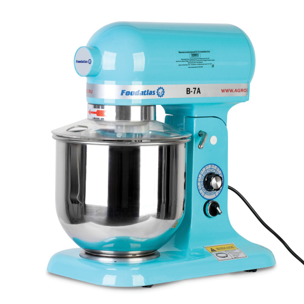 Миксер планетарный Foodatlas B-7A Eco бирюзовый фото в #REGION_NAME_DECLINE_PP#