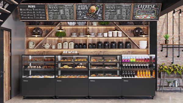 Витрина кондитерская Carboma Cosmo KC71-110 VV 0,9-1 закрытая