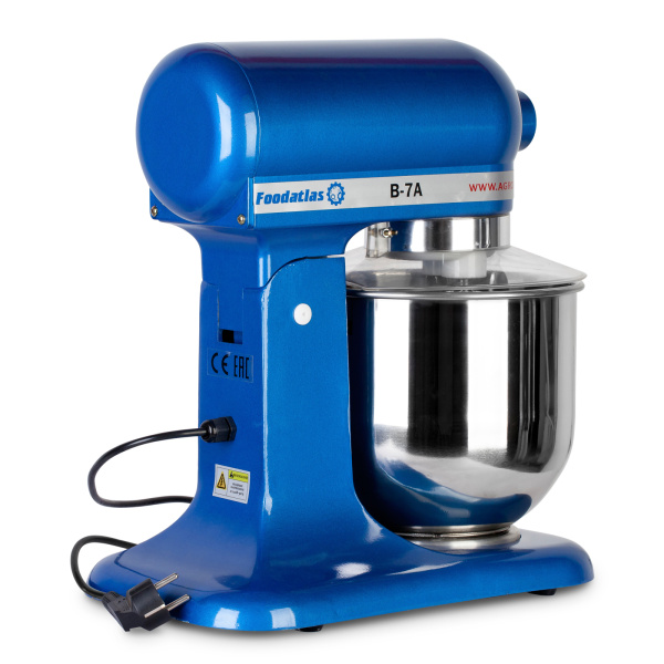 Миксер планетарный Foodatlas B-7A Eco синий фото в #REGION_NAME_DECLINE_PP#