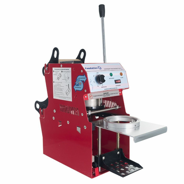  Запайщик пластиковой тары полуавтоматический Foodatlas WY-863 (стакан d70-90)