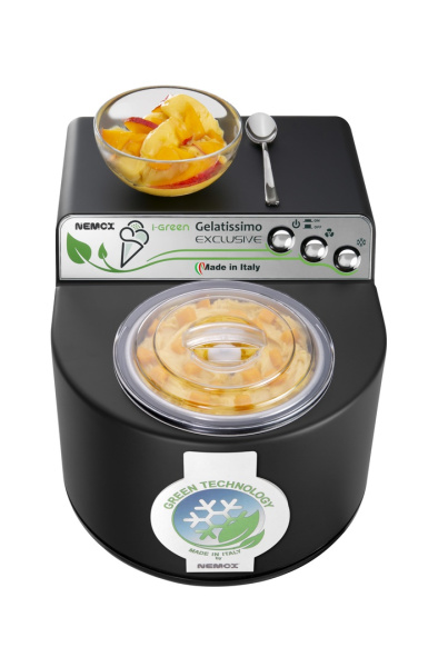 Фризер для мороженого Nemox i-Green Gelatissimo Exclusive матовый черный фото в #REGION_NAME_DECLINE_PP#