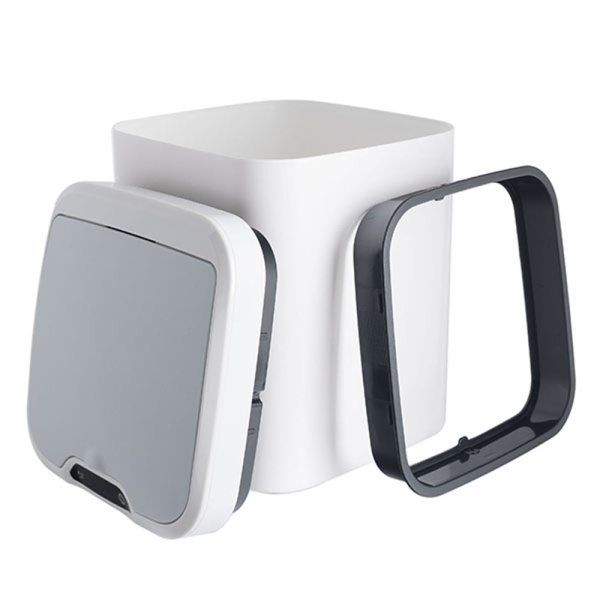 Ведро для мусора Foodatlas JAH-6511 белое фото в #REGION_NAME_DECLINE_PP#