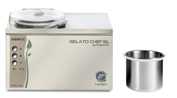 Фризер для мороженого Nemox i-Green Gelato Chef 5L Automatic i-Green фото в #REGION_NAME_DECLINE_PP#