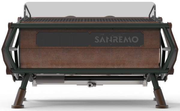 Кофемашина Sanremo Cafe Racer Custom Renegade 2gr коричневая фото в #REGION_NAME_DECLINE_PP#