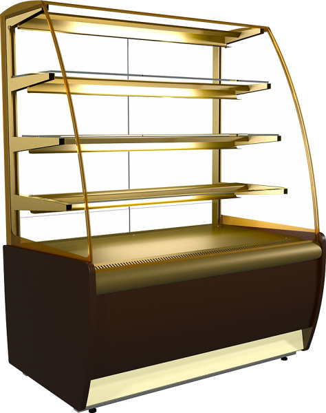Витрина кондитерская Carboma K70 VM 1,3-1 Light (ВХСв - 1,3д)